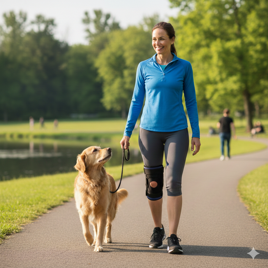 Can You Walk With a Knee Brace