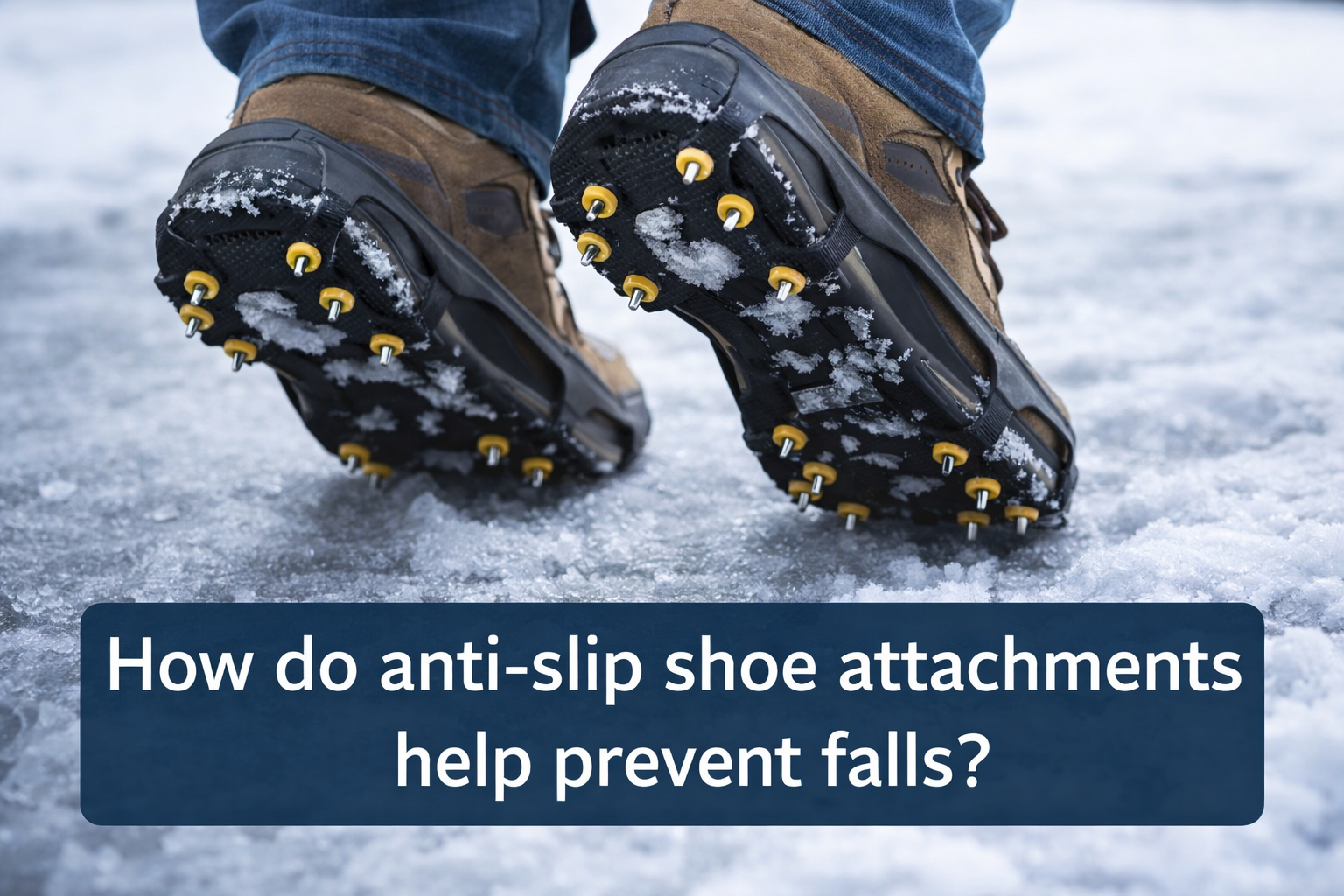 How Do Anti-Slip Shoe Attachments Help Prevent Falls?