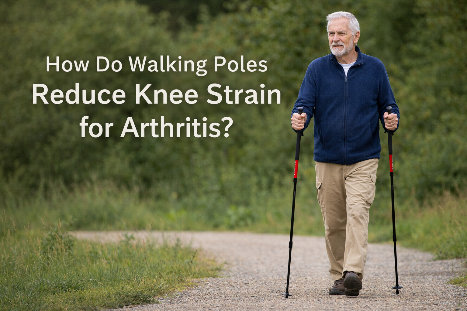 How Do Walking Poles Reduce Knee Strain for Arthritis?