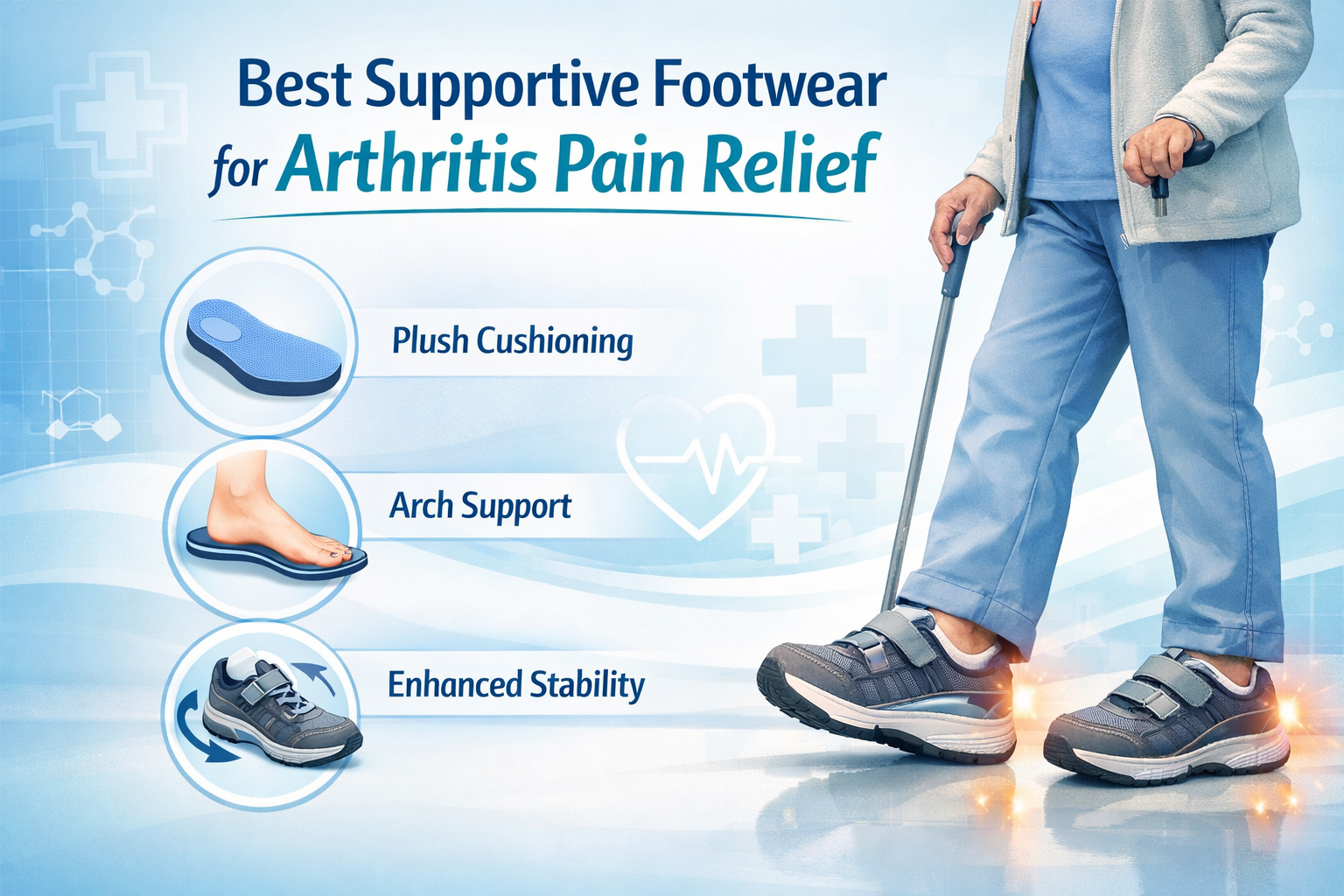 Best Supportive Footwear for Arthritis Pain Relief