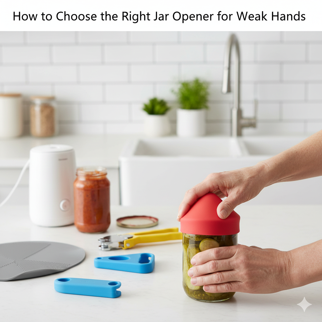 How to Choose the Right Jar Opener for Weak Hands
