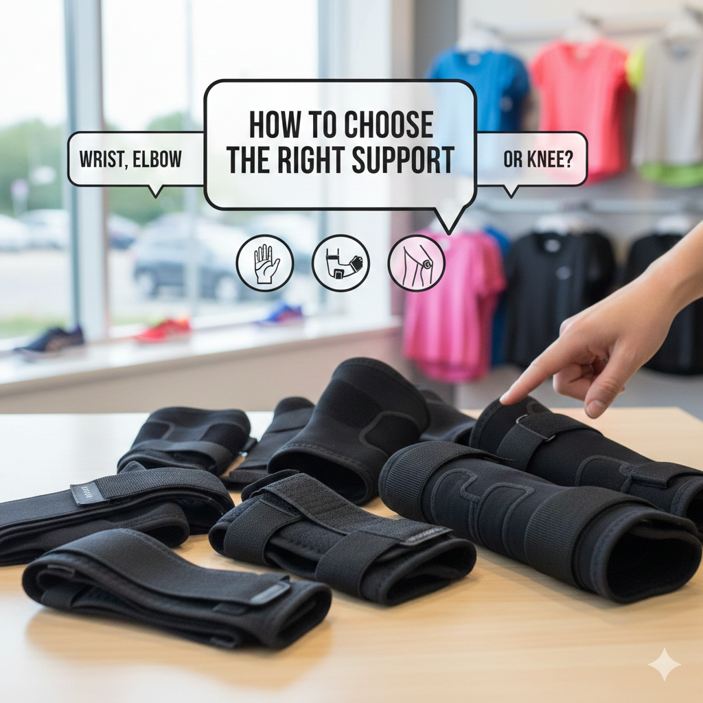 How to Choose the Right Wrist, Elbow, or Knee Support
