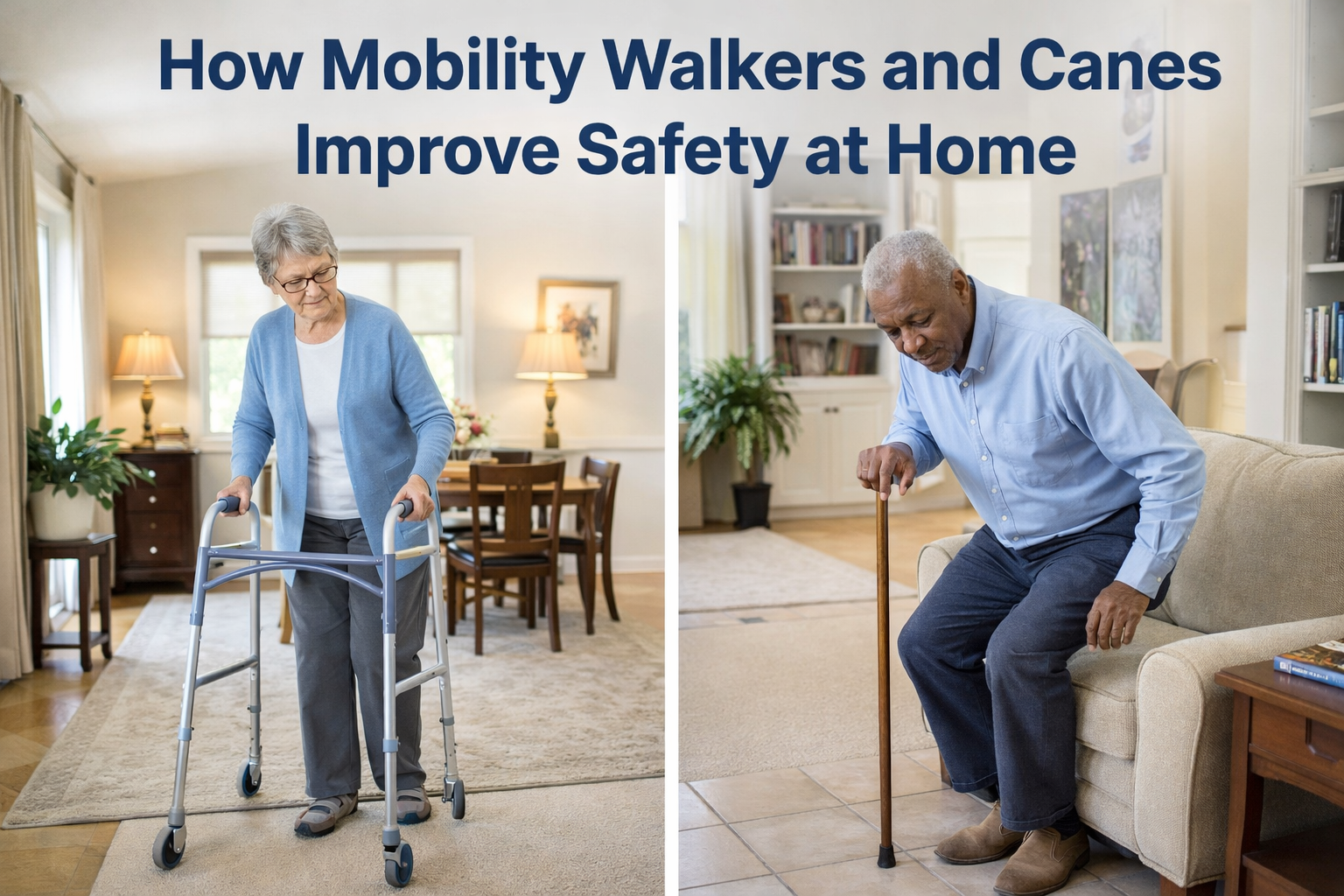 How Mobility Walkers and Canes Improve Safety at Home