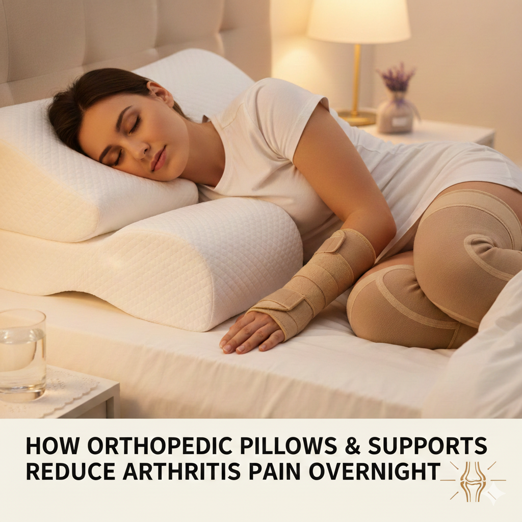 How Orthopedic Pillows and Supports Reduce Arthritis Pain Overnight