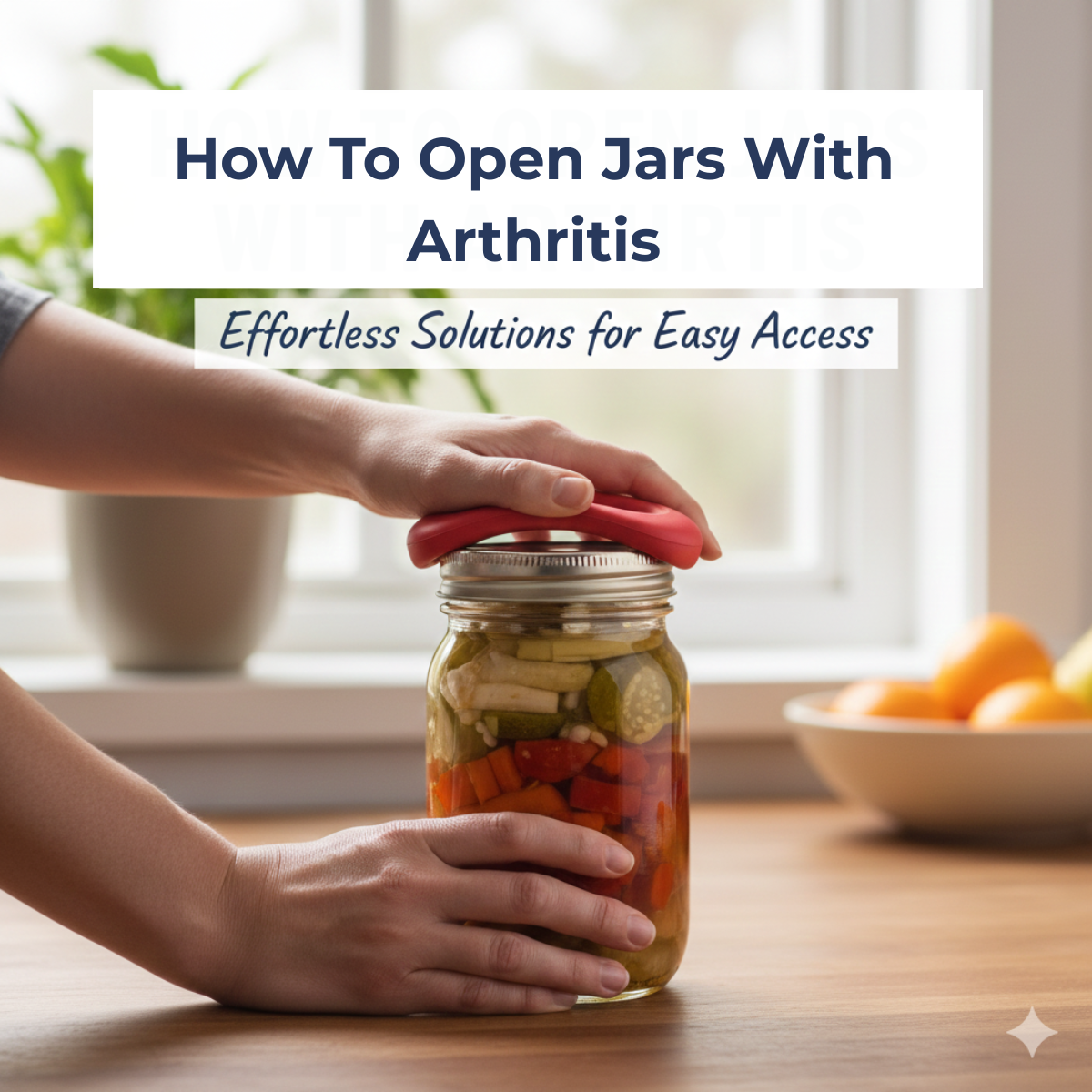 How To Open Jars With Arthritis