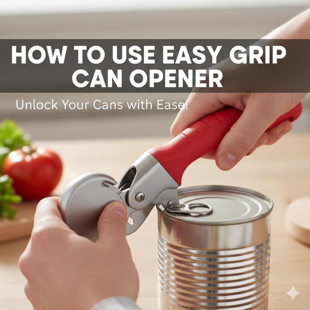 How To Use An Easy Grip Can Opener