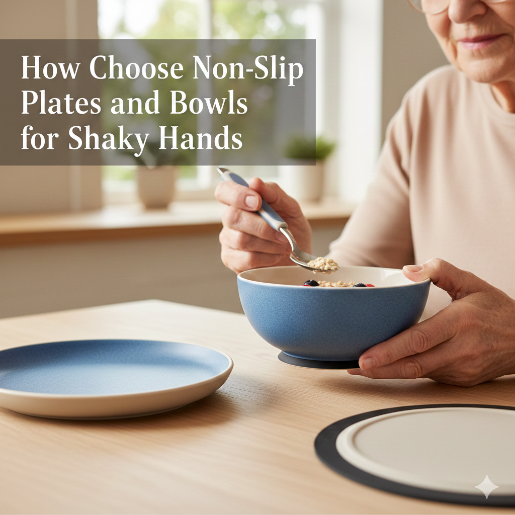 How to Choose Non-Slip Plates and Bowls for Shaky Hands