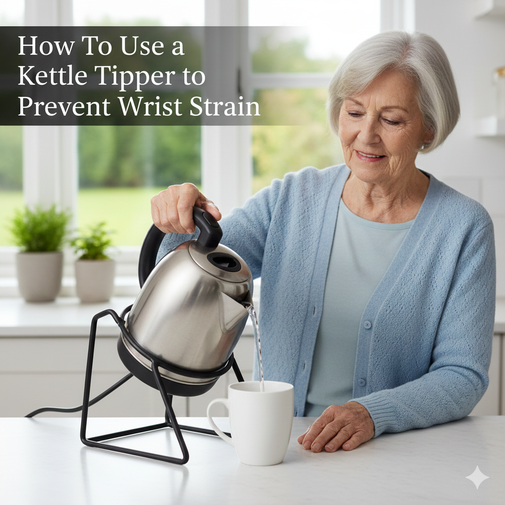 How to Use a Kettle Tipper to Prevent Wrist Strain