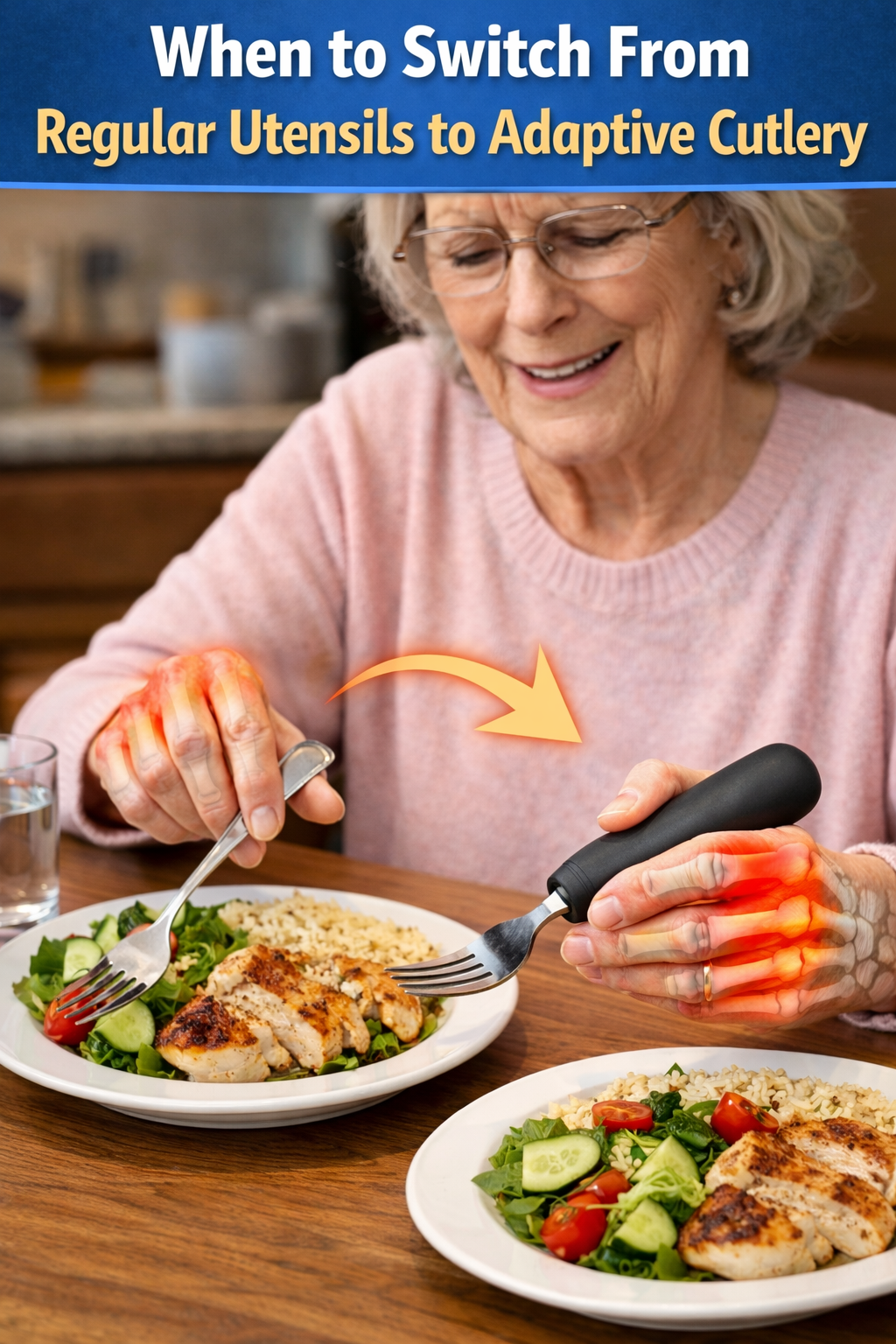 When to Switch From Regular Utensils to Adaptive Cutlery
