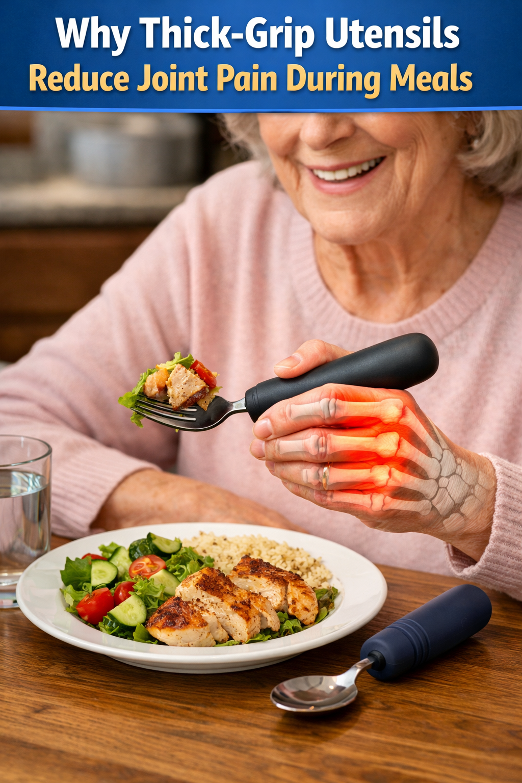 Why Thick-Grip Utensils Reduce Joint Pain During Meals