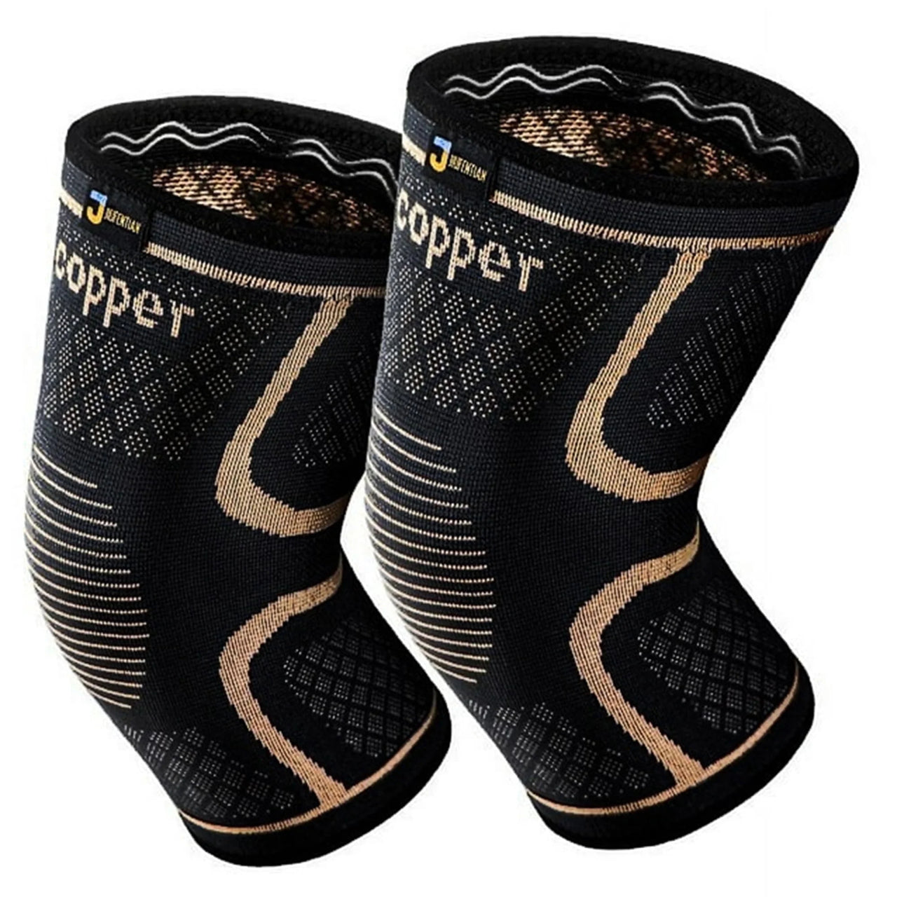 Copper Knee Brace Compression Sleeves for Support and Relief