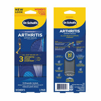Arthritis Insoles for Foot Arch Support (1 Pair, Sizes 6-11)
