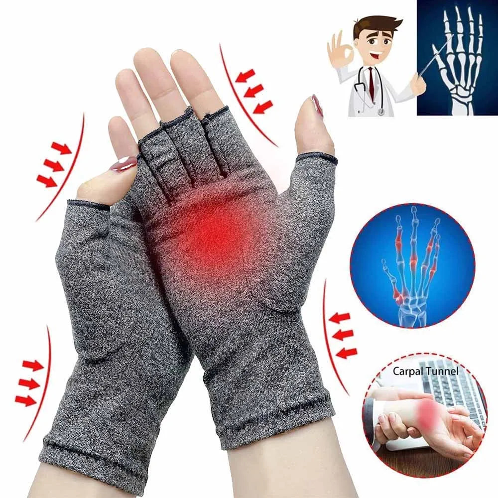 Touch Screen Compression Gloves for Ache and Joint Relief 
