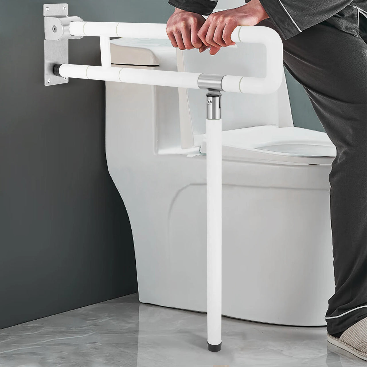 Foldable Bathroom Handle Grab Bar 