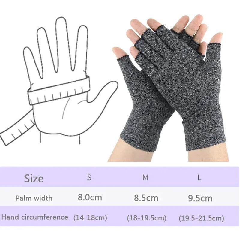 Touch Screen Compression Gloves for Ache and Joint Relief 