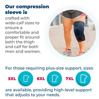 Knee Compression Sleeve Arthritis Pain Relief