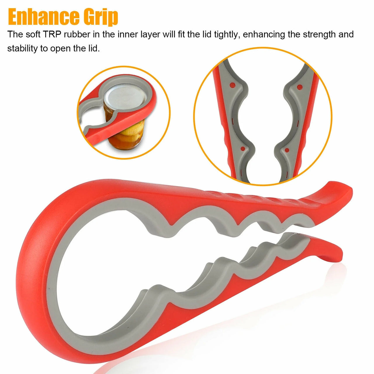 4-in-1 Jar and Bottle Opener for Arthritis Support