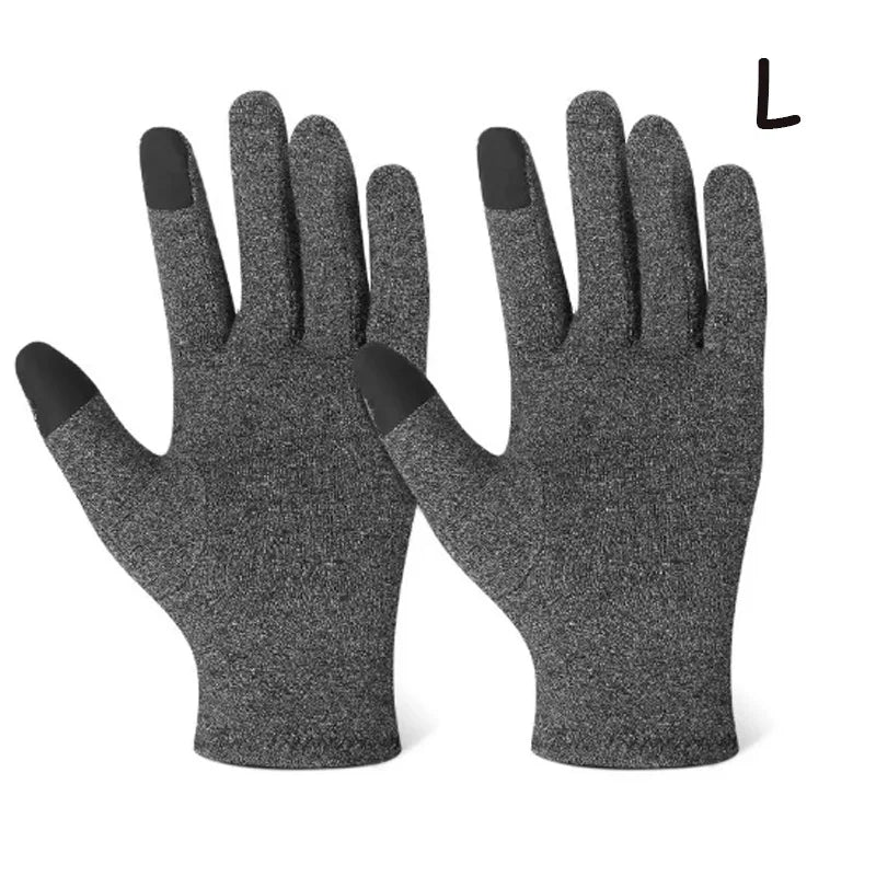 Touch Screen Compression Gloves for Ache and Joint Relief 