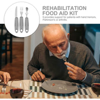 Thick Grip Adaptive Cutlery for Arthritis Hands