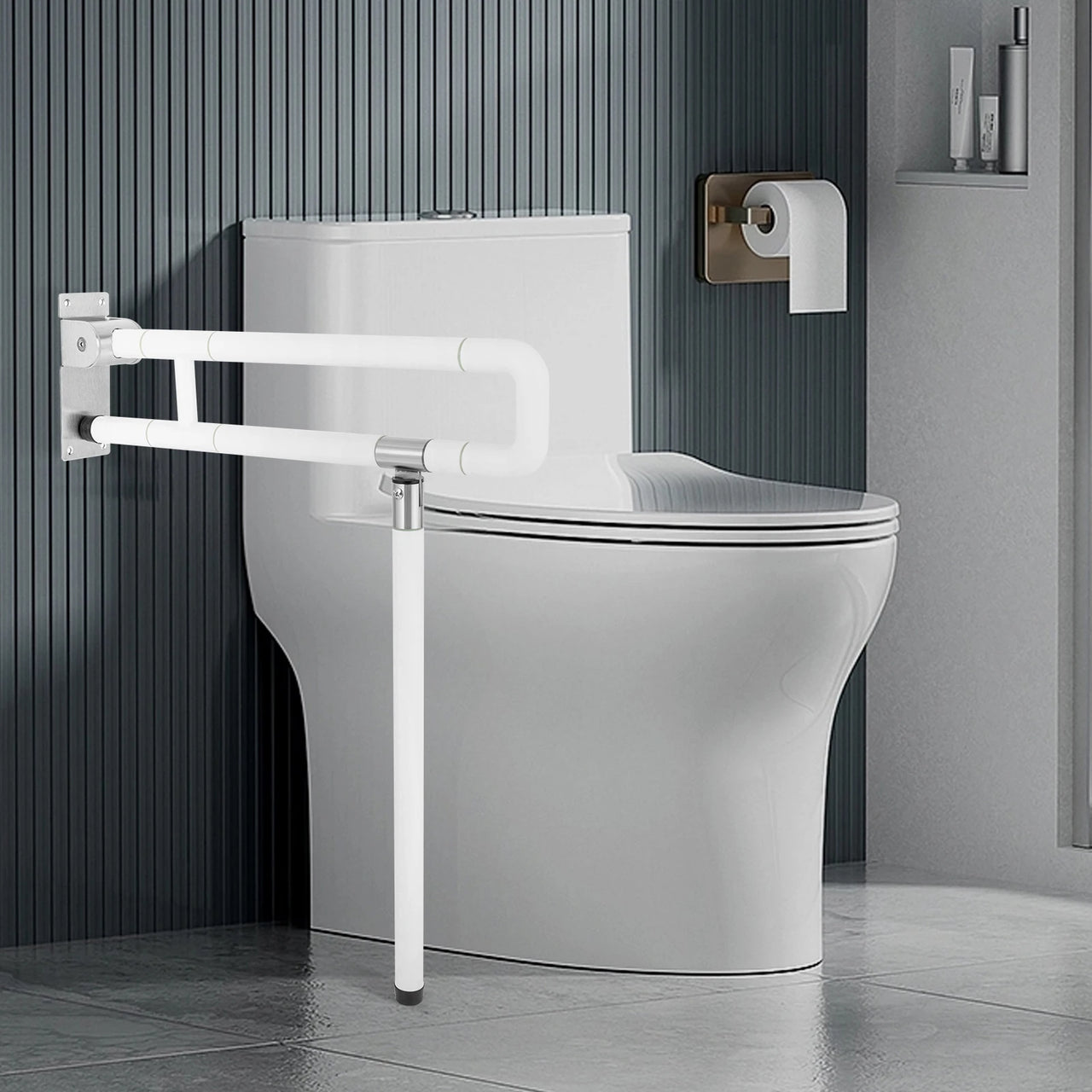 Foldable Bathroom Handle Grab Bar 