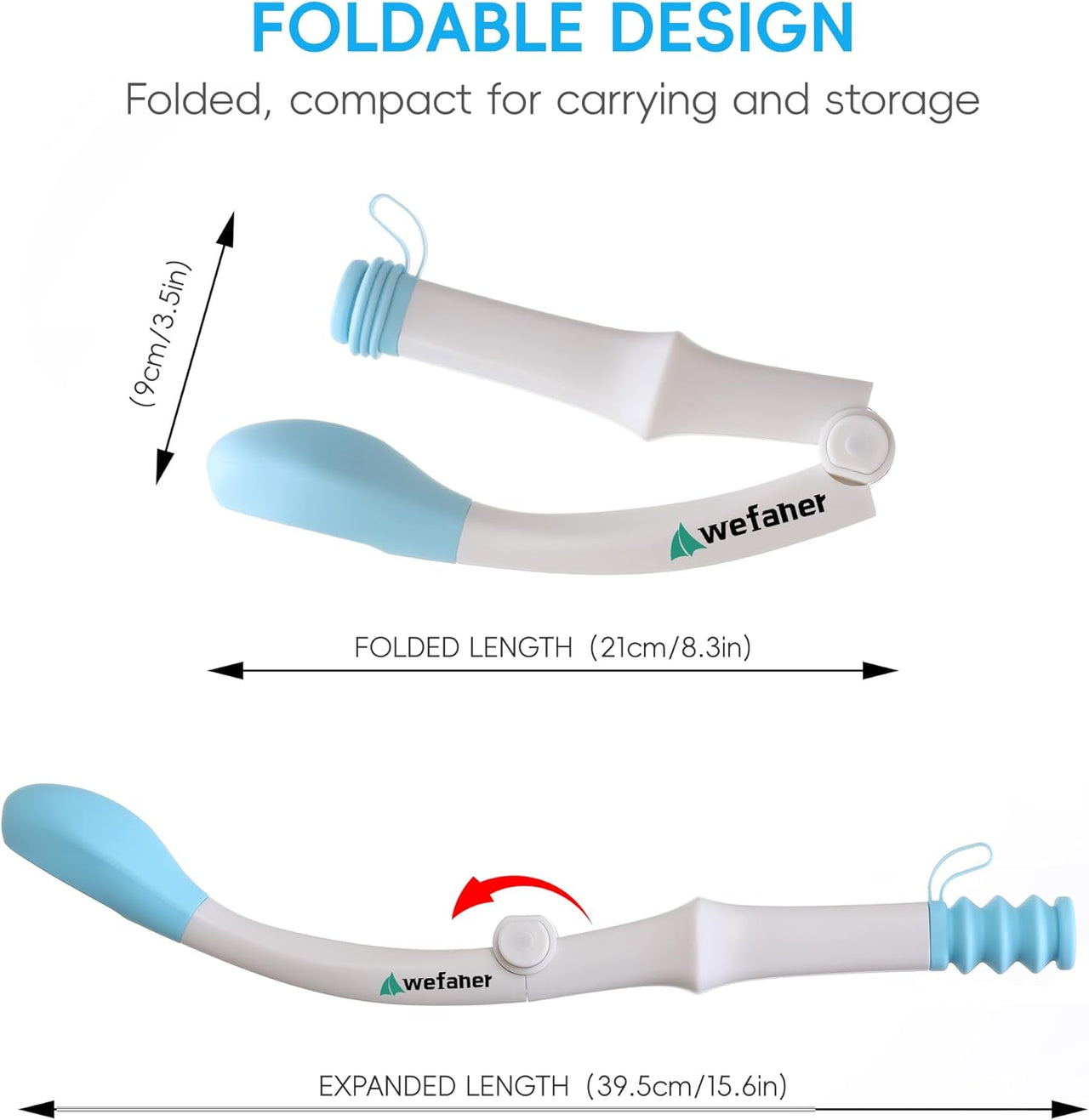 Foldable Toilet Aid 15.6“ Inches