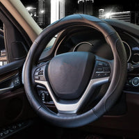 Leather Thick Steering Wheel Cover 15.75 Inch 
