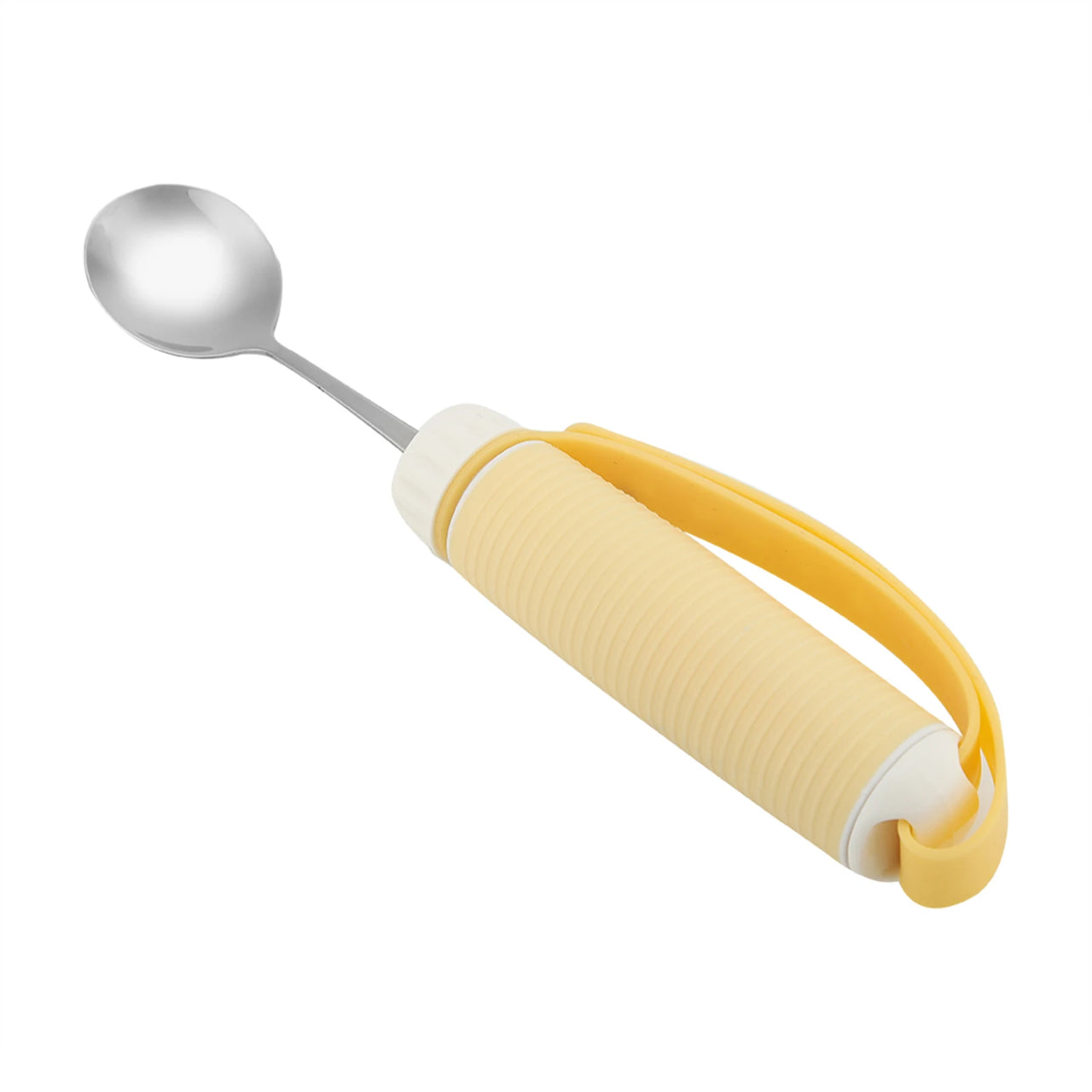 Auxiliary Spoon + Fork Utensils for Arthritis Hands