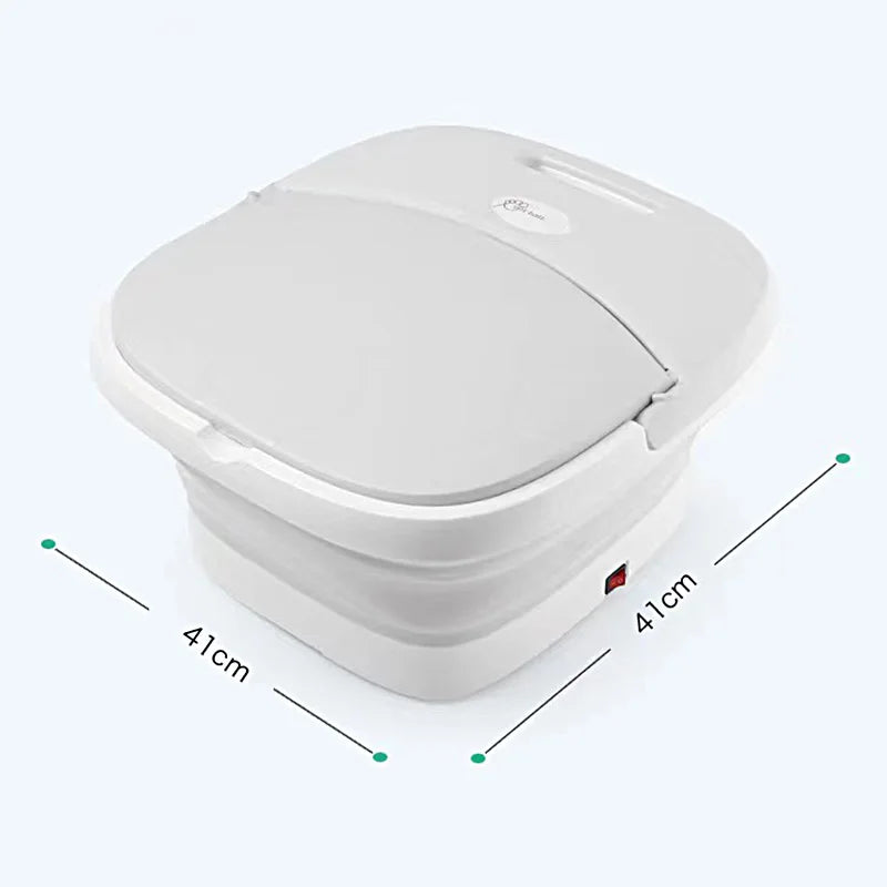 Electric Heated Foot Bath for Arthritis Relief - Portable Foldable Foot Massager