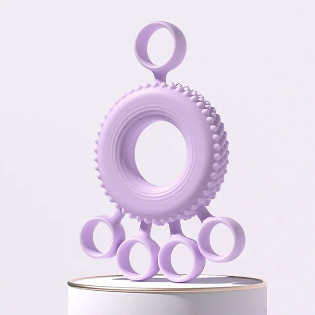 Silicone Finger Stretcher for Arthritis Relief - Hand Resistance Bands & Grip Strength Trainer