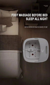 Electric Heated Foot Bath for Arthritis Relief - Portable Foldable Foot Massager