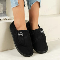 Comfy Suede Slippers for Diabetic Swollen Feet - Indoor/Outdoor