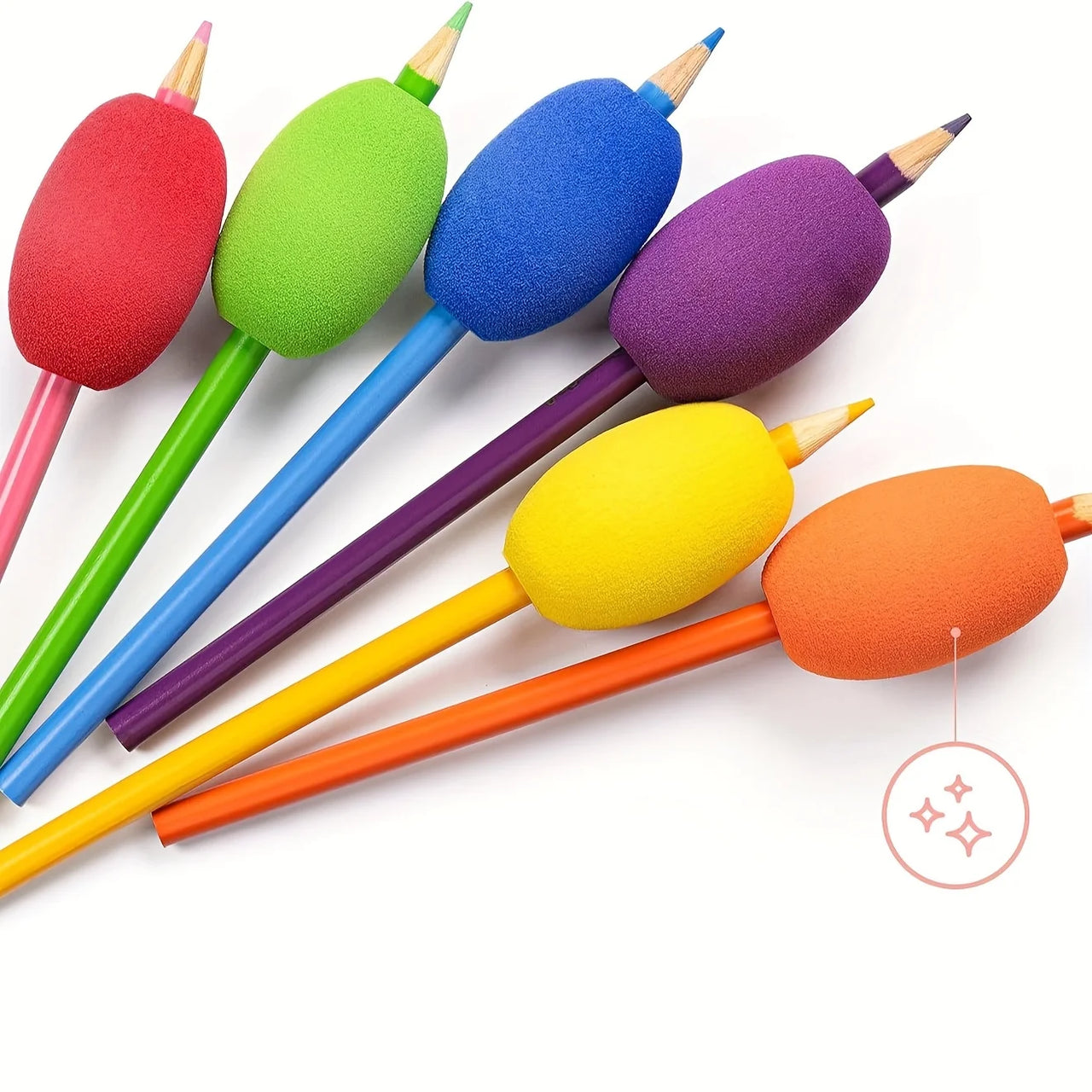 Large Grip Foam Pencil Grip (6 Pack)