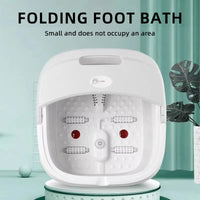 Electric Heated Foot Bath for Arthritis Relief - Portable Foldable Foot Massager