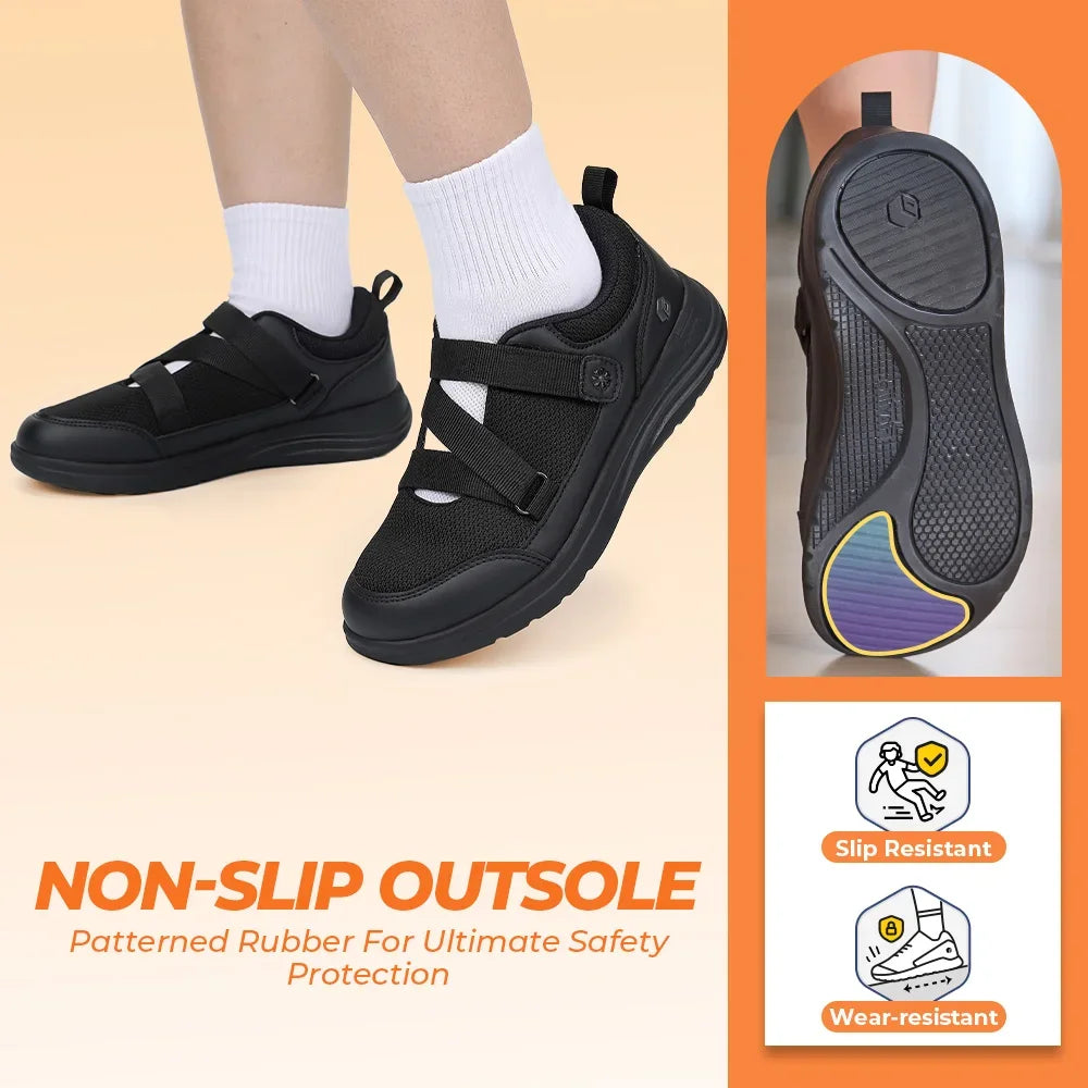 Extra Wide Diabetic With Adjustable Strap For Swollen Feet