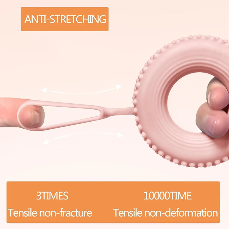 Silicone Finger Stretcher for Arthritis Relief - Hand Resistance Bands & Grip Strength Trainer