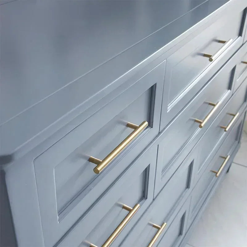 Arthritis-Friendly Stainless Steel Cabinet T-Bar Handles – Modern Kitchen & Furniture Pulls (6 Pack)