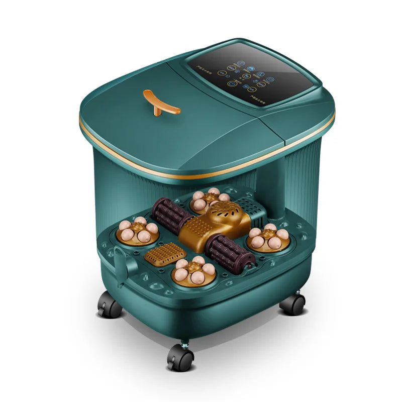 Deep Heating Foot Bath Tub With Massager
