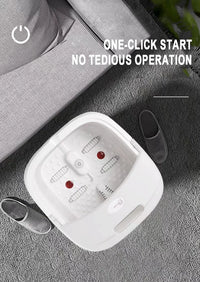 Electric Heated Foot Bath for Arthritis Relief - Portable Foldable Foot Massager