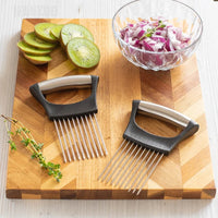 Arthritis Aid Vegetable Slicer with Stainless Steel Holder