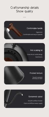 Easy Pour Gooseneck - Intelligent Constant Temperature Electric Kettle
