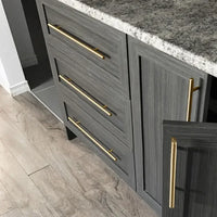 Arthritis-Friendly Stainless Steel Cabinet T-Bar Handles – Modern Kitchen & Furniture Pulls (6 Pack)