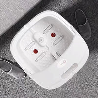 Electric Heated Foot Bath for Arthritis Relief - Portable Foldable Foot Massager