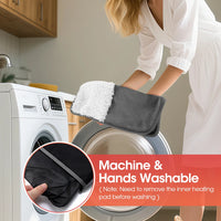 Electric Foot Warmer for Arthritis Relief - Plush Heated Foot Pad