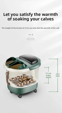 Deep Heating Foot Bath Tub With Massager