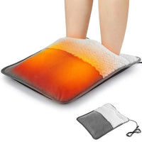 Electric Foot Warmer for Arthritis Relief - Plush Heated Foot Pad