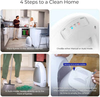 Arthritis-Friendly Touchless Vacuum Automatic Dustpan