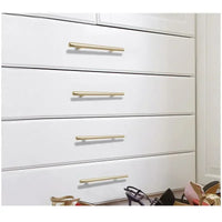 Arthritis-Friendly Stainless Steel Cabinet T-Bar Handles – Modern Kitchen & Furniture Pulls (6 Pack)