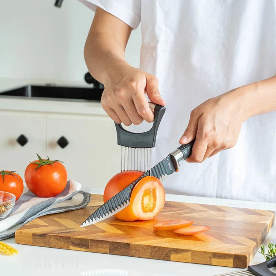 Arthritis Aid Vegetable Slicer with Stainless Steel Holder