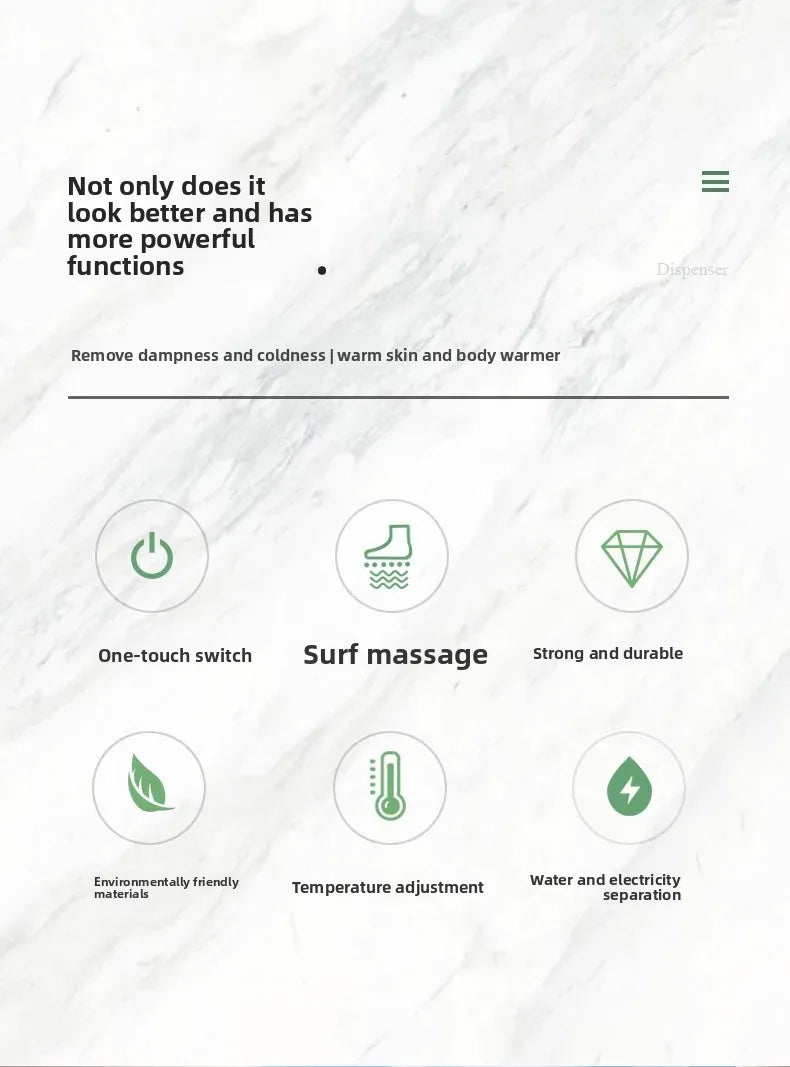 Deep Heating Foot Bath Tub With Massager