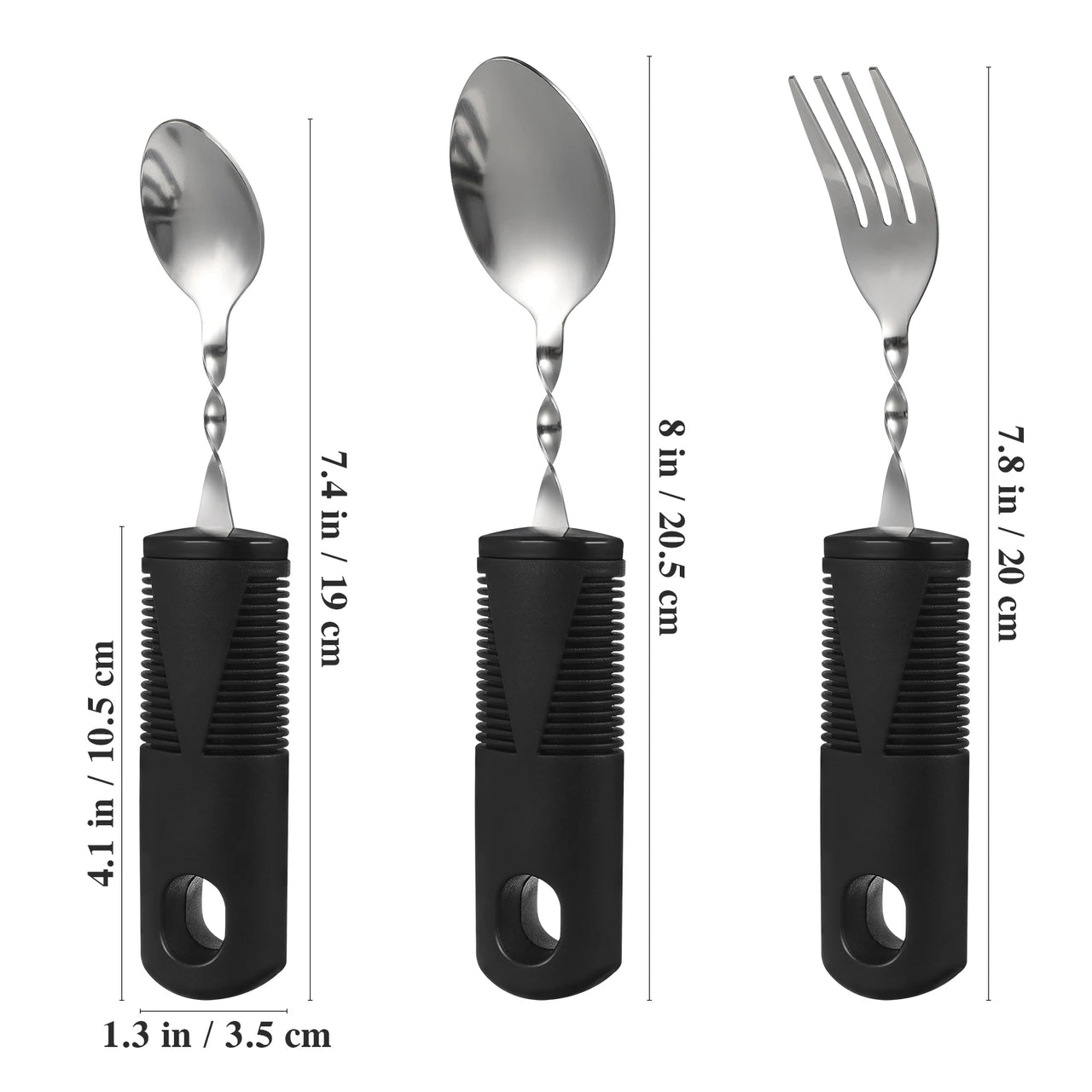 Bendable Cutlery Set for Arthritis (3 Pieces)